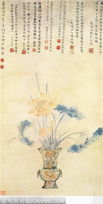 水墨画—荷花