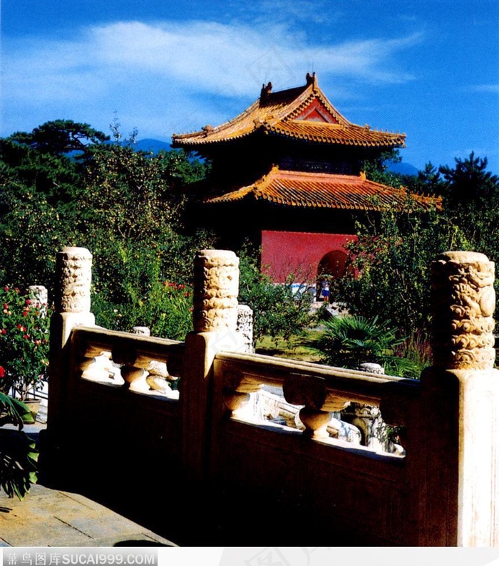 明十三陵-碑亭