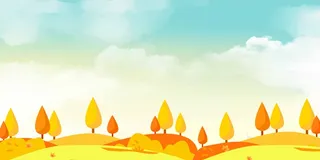 秋天简约活动背景