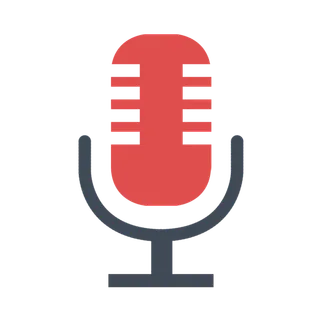 矢量图红色麦克风_元素