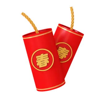 新年元素素材红色喜庆新春兔年