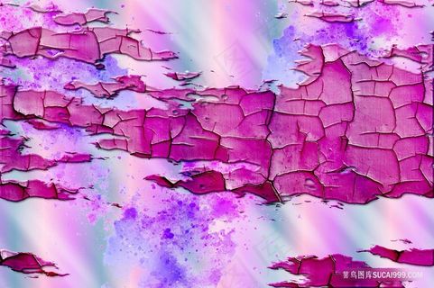 紫色渐变干裂油漆效果背景 紫色渐变干裂油漆效果背景