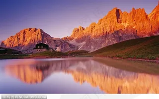 欧洲风情-意大利自然公园湖光山色的美景