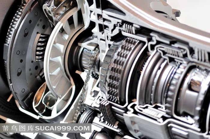 发动机内部齿轮