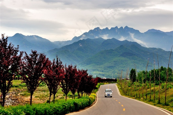 西安环山路风光