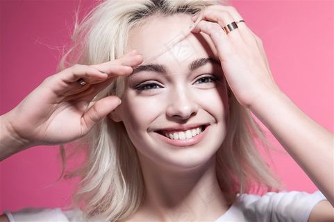 可爱北极星小姐姐模特摄影图片