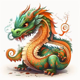 龙、节日、可爱