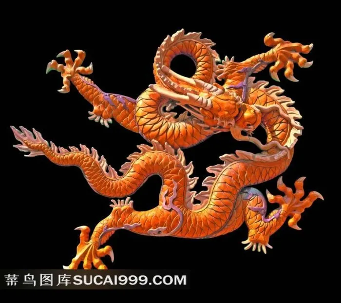 中国古典龙纹木雕工艺