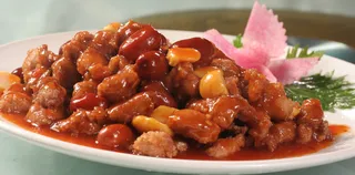 板栗酥羊肉 18元