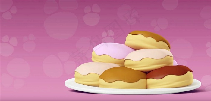 饭后甜点小蛋糕