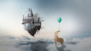 城堡另类创意图片