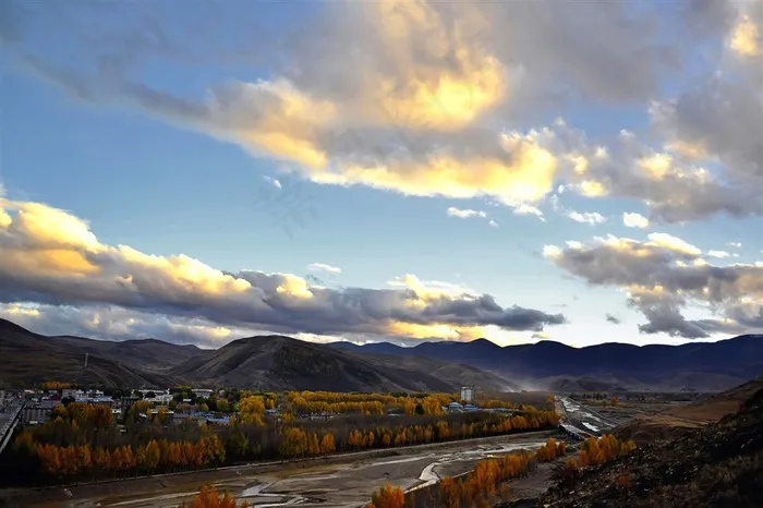 四川稻城风景摄影图