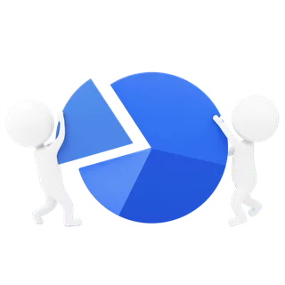 3D商务小人合作火柴人办公白领团队小黑人元素PNG设计素材模板