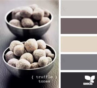 冬天系配色色卡色彩搭配