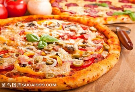 让人胃口大开的披萨饼摄影高清图片