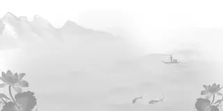 中国风传统水墨古风古典展板边框工笔画PS海报背景平面设计素材