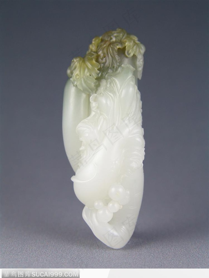 传统工艺-精美的玉白菜