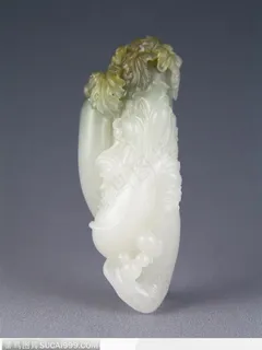 传统工艺-精美的玉白菜