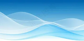 蓝色线条几何科技背景