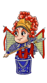 卡通京剧戏剧人物脸谱插画PNG图片 国潮中国风Q版戏剧人物PS素材 卡通京剧戏剧人物脸谱插画PNG图片 国潮中国风Q版戏剧人物PS素材