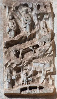 浮雕石刻建筑建筑摄影摄影图片