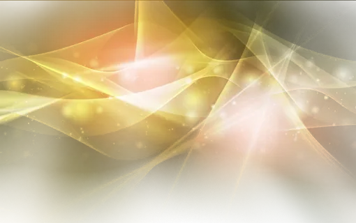 黄色波纹线交汇科技kv主视觉