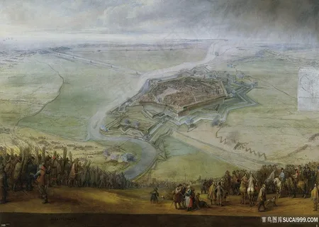 山脉道路美景油画 山脉道路美景油画