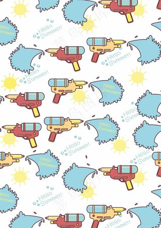 玩具水枪 夏日娱乐