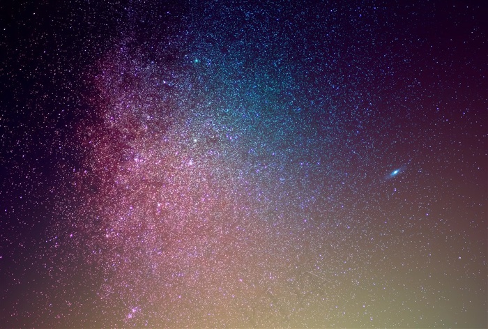 唯美星空背景高清图片