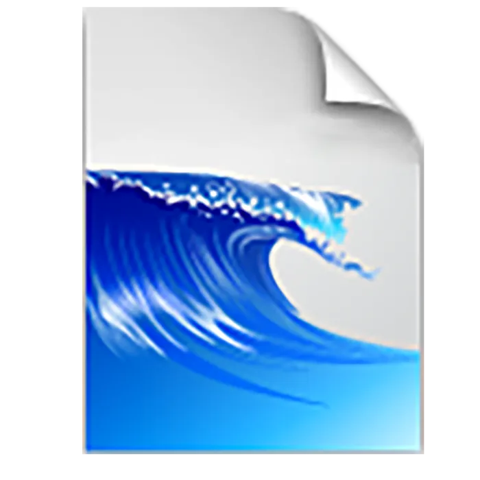 大浪海浪蓝色