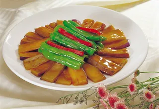 89XC-128尖椒炒茄子