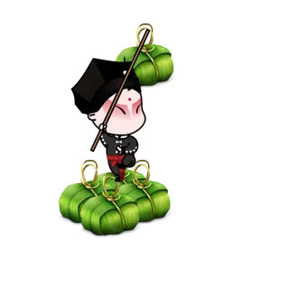 卡通京剧戏剧人物脸谱插画PNG图片 国潮中国风Q版戏剧人物PS素材