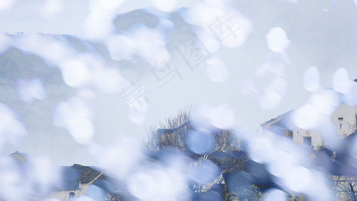 古风光影江南背景