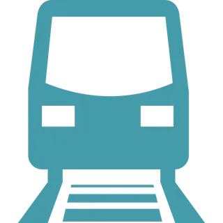 彩色火车头简笔画图标