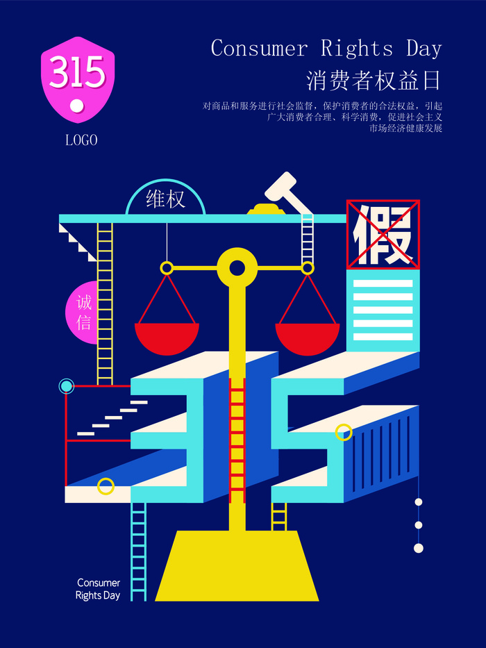 315打假宣传海报源文件