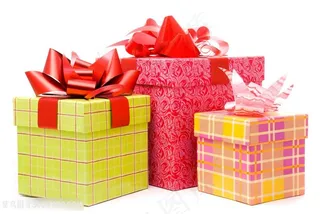 时尚方形礼盒高清图片