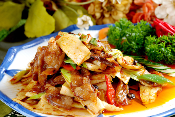 香干回锅肉