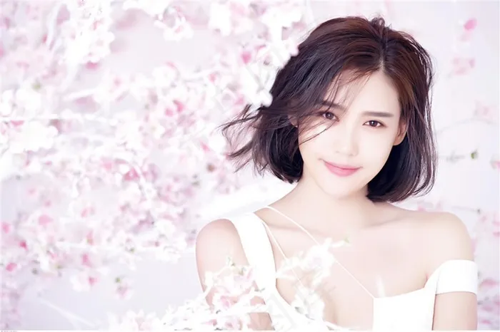 阳光美女图片