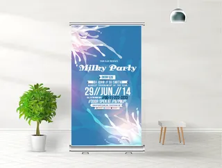 商务展架公司展架易拉宝矢量AI