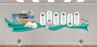 校园文化墙阅读室文化墙