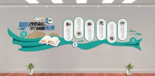 校园文化墙阅读室文化墙