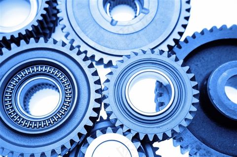 工业齿轮高清摄影图
