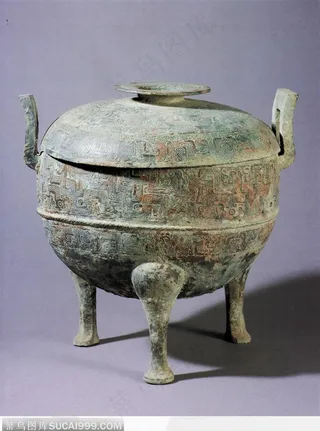 传统工艺品-古老的青铜罐