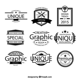 免抠黑色优质标签