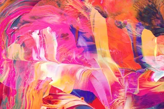 抽象艺术油漆颜料混色流体简笔背景