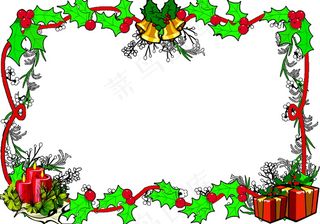 圣诞边框背景图片
