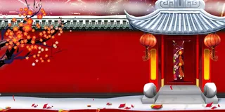 红色背景 红色海报背景