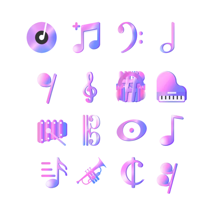 音乐图标 素材免扣