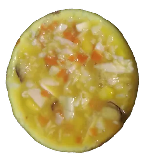 鸡蛋蔬菜厚蛋饼蛋黄饼玉米胡萝卜免抠摄影元素素材