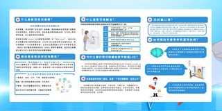 蓝色新冠疫情复工防疫展板